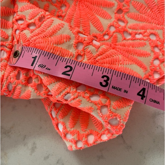 Lilly Pulitzer Papaya Marii Scallop Shell Skort- 
Sz 8 - Picture 4 of 6